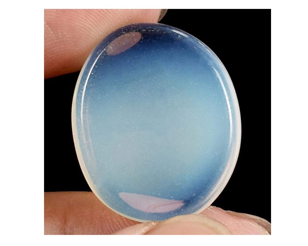 7 Pieces Natural Massage Stones Set for Professional or Home Spa, Smooth and Natural Massage Stones (Opal)