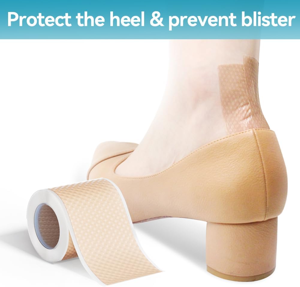 Dimora Silicone Tape 3 Rolls - Hypoallergenic Medical Tape for Sensitive Skin, Pain-Free Removal First Aid Tapes with Easy Tear Precut, Waterproof Surgical Tape,1.6in x 177in