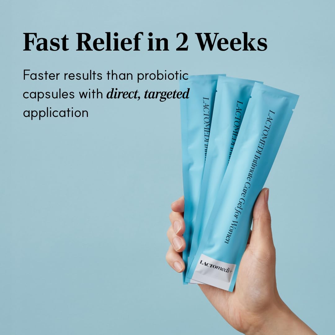 LACTOMEDI Intimate Care Gel | 10-Day Intensive Care Package | Vaginal Probiotics Applicator | Yeast Infection Care | BV Gel | pH Balance Gel | Itchiness and Unpleasant Odor | 1Box x 10pcs