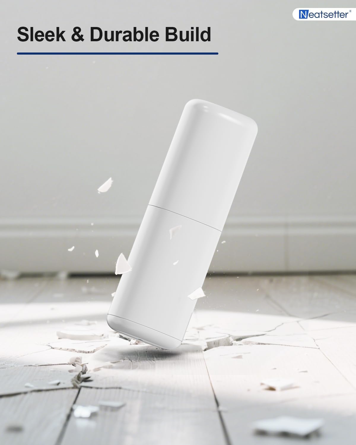 Toothbrush Holder Travel – Portable Toothpaste and Tooth Brushes Case for Traveling with Rinse Cup, Leak-Proof Cover for On-The-Go Oral Care (White)