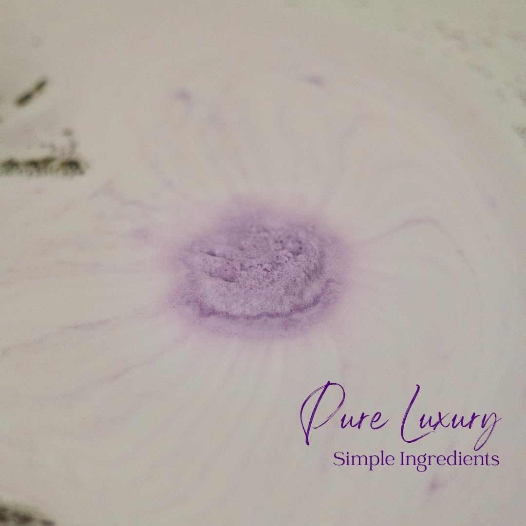 EvolutionUSA Lavender Dreams Bath Bombs for Women, 12 Organic Flower Bath Bombs, Soft Lavender Bath Bombs, Womens Bath Bombs Gift, Lush Bath Bombs for Girls, Relaxing Bathbombs, Bath Balls
