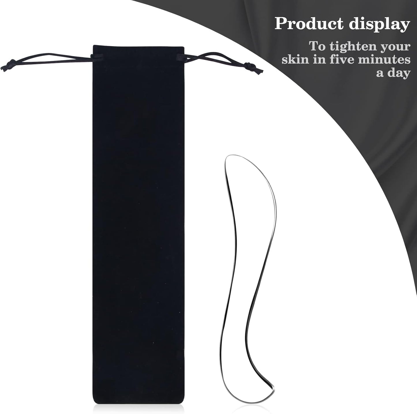 Guasha Massage Tool, Grade Stainless Steel Scraping Tool for Soft Tissue Upgrade Physical Therapy Stuff,Used for Back, Legs, Arms,Neck,Shoulder, Gua sha Tool