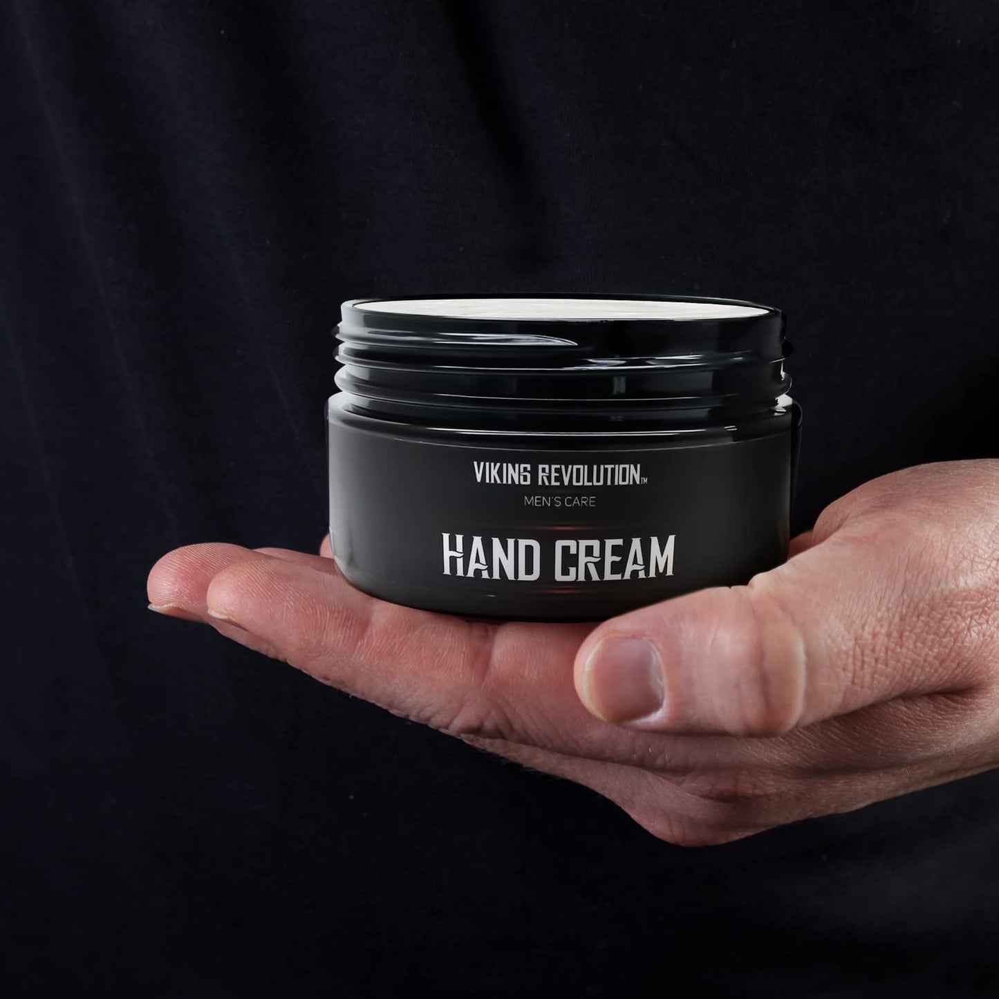 Viking Revolution Men's Hand Cream - Repair Cream for Dry, Cracked Hands - Aloe Vera Treatment with Vitamin E (3.5oz)