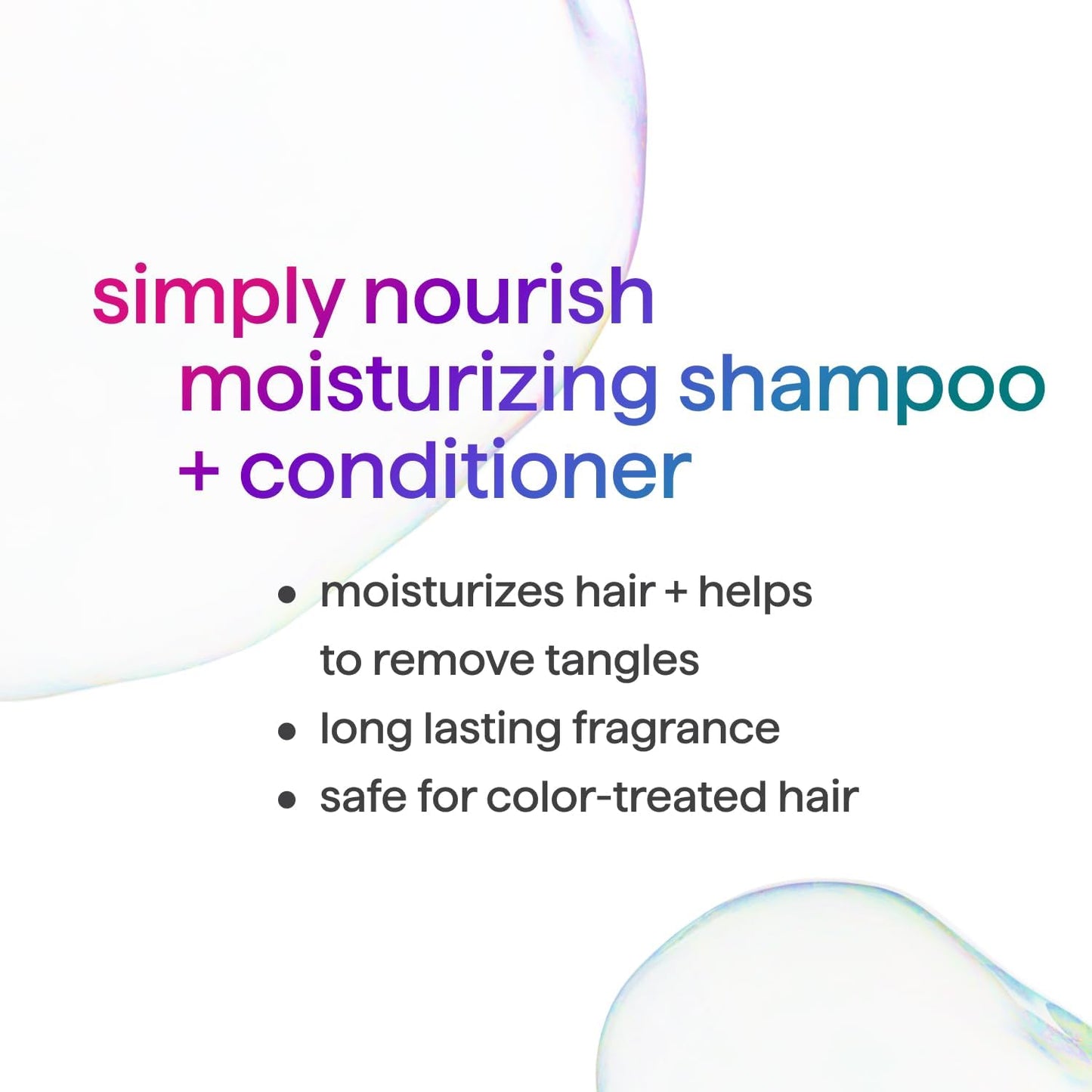 Method Moisturizing Shampoo, Simply Nourish with Shea Butter, Coconut, and Rice Milk Scent Notes, Paraben and Sulfate Free, 14 oz (Pack of 1)