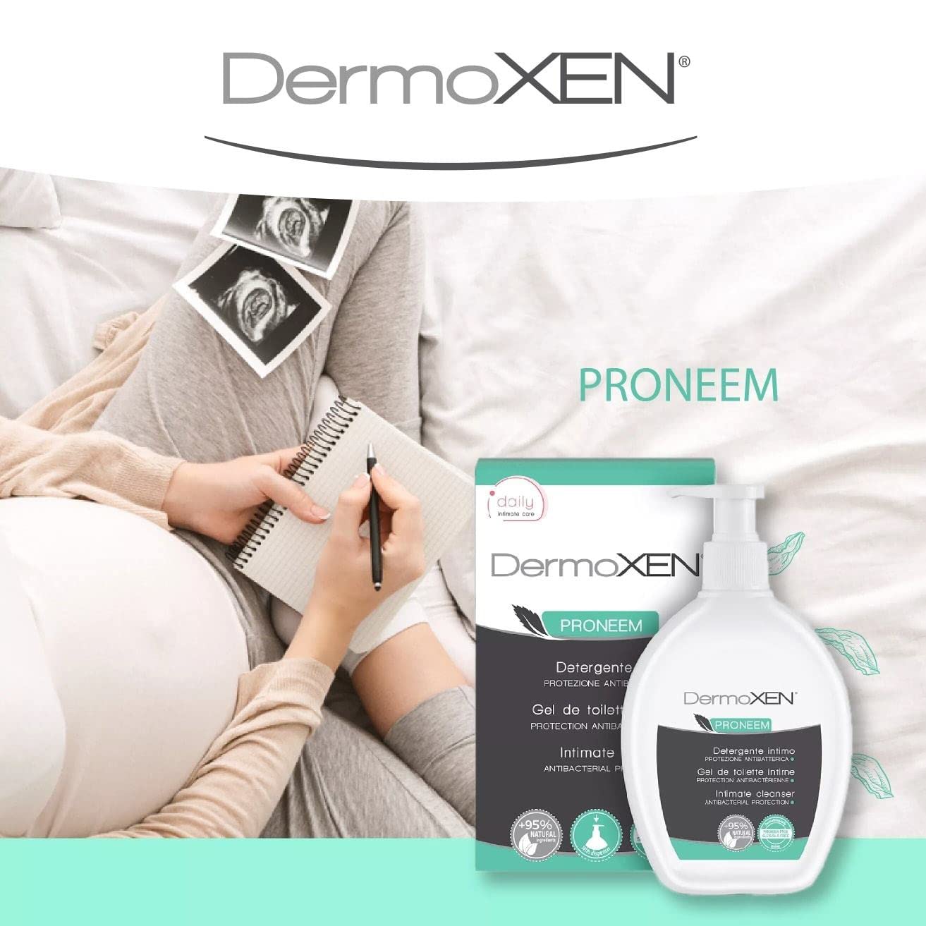 PRONEEM Feminine Wash 6.76 fl oz| Antibacterial Intimate Wash for Women | Daily pH Balanced Hygiene | Supports Vaginal Care | Gentle for Pregnancy and Postpartum