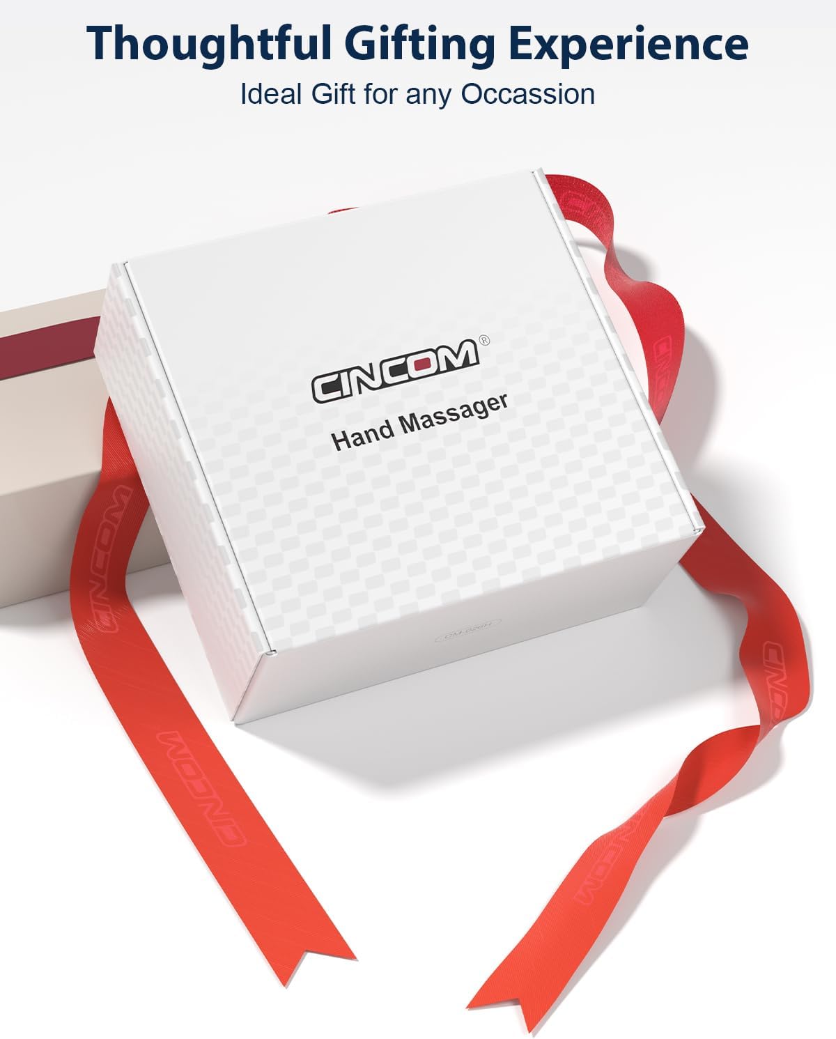 CINCOM Hand Massager - Cordless Hand Massager with Heat and Compression for Arthritis and Carpal Tunnel, Gifts for Women(Purple)