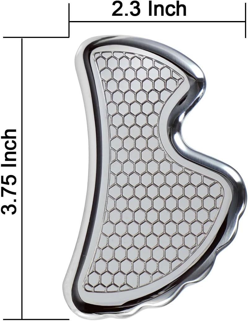 BYYDDIY (Patent Protection Stainless Steel Gua Sha Muscle Scraper Tools,Scraping Tool for Scar Tissue,Muscle Scraper Tool,Massage Scraper,Scraping Massage Tools (B1-1)