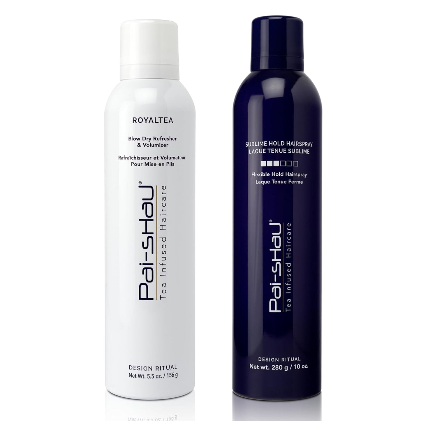 Pai-Shau RoyalTEA & Sublime Hold Hairspray- Hair Refresher and Hair Volumizer Hairspray for Women - Lightweight for All Hair Types - Flexible Medium Hold Hair Spray