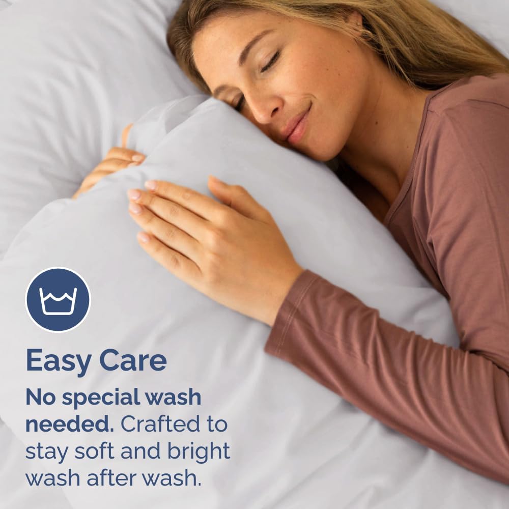 Queen Pillow Cases Set of 6 - Ultra Soft Hotel Quality Pillowcase Covers - Comfy, Cozy & Wrinkle Free - Shrink, Stain & Fade Resistant - Machine Washable Pillow Protectors - 6 Piece Set - French Grey