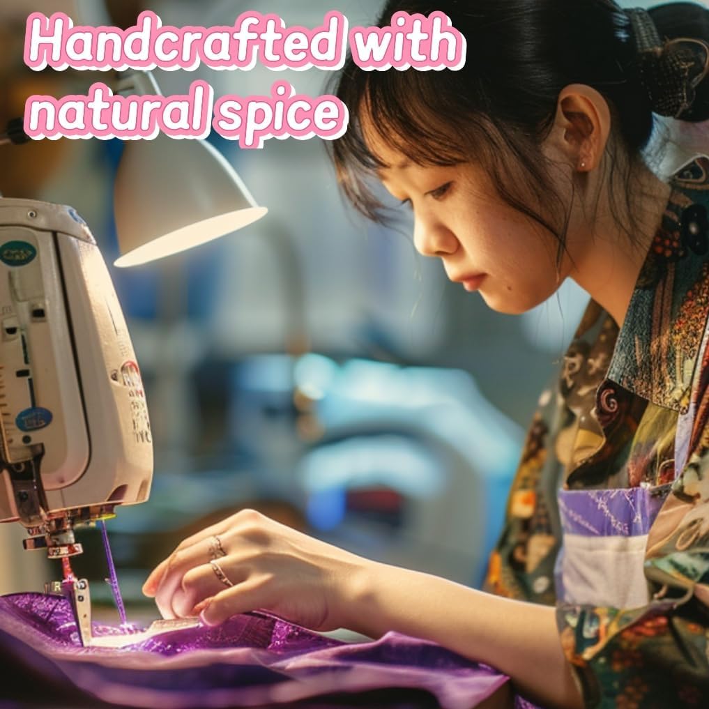 AUCUDA 4 Packs Sandalwood Scented Sachet Bags for Drawers and Closets, Potpourri Packets for Women Clothes, Handcraft Wedding Fragrance Mesh Pillow Summer, Bedroom Indoor Organza Fresheners Dried.