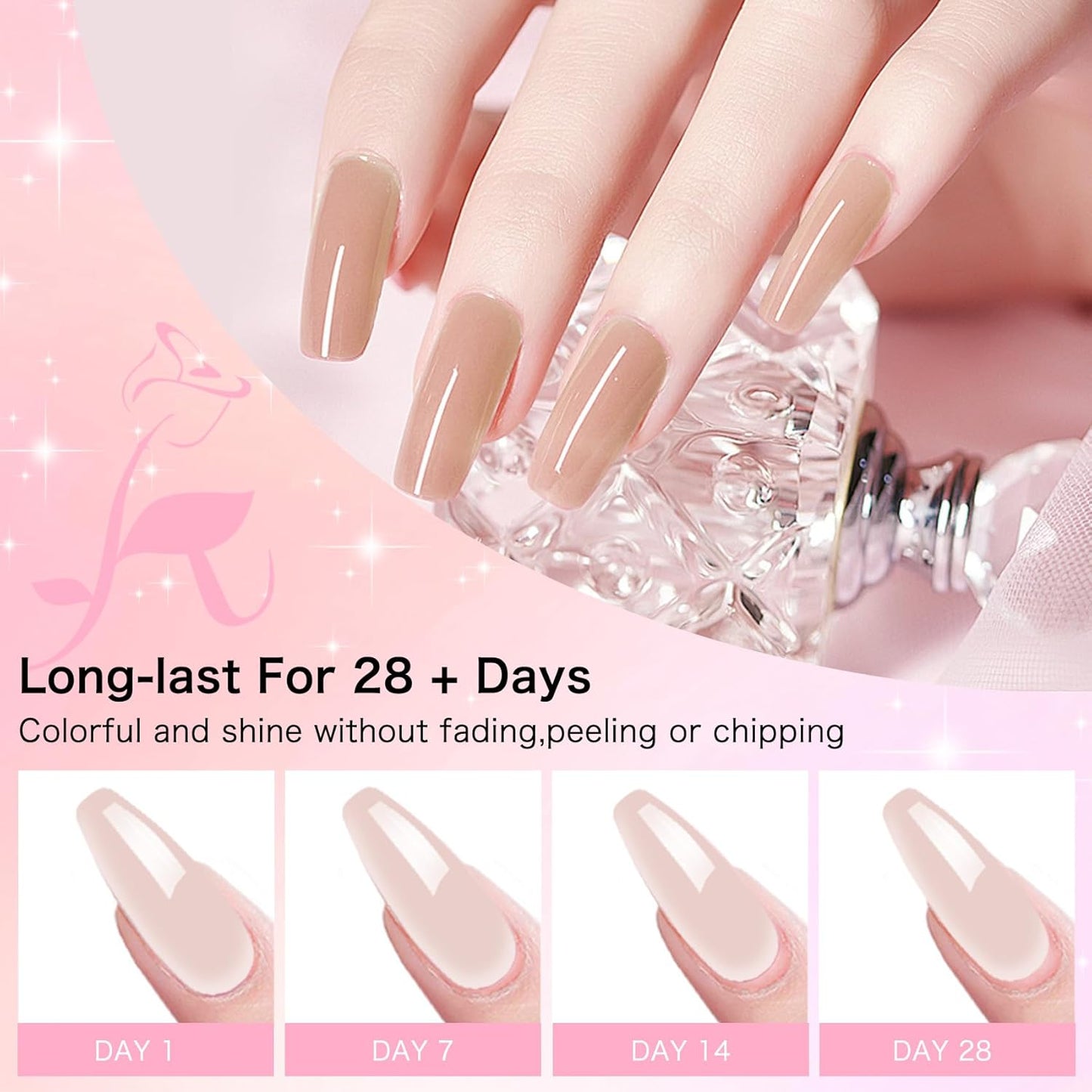 Acrylic Powder for Nail 56g: 2oz Papaya Punch Acrylic Powder Large Capacity Professional for 3D Art Carving French Extension - DIY Nail Carving Long-Lasting No Needed Lamp