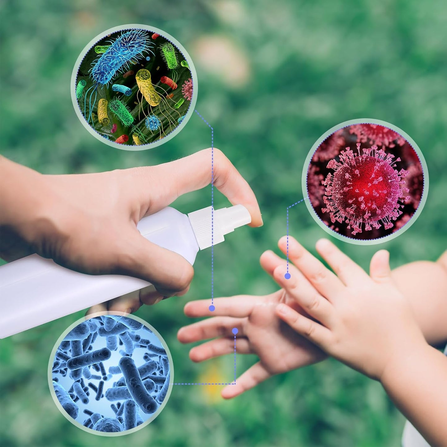 Eccliy 32 Pcs 8 oz Spray Bottles Fine Mist Cleaning Bottles Clear Empty Plastic Travel Sprayer Refillable Sprayer with Cap for Cleaning Solutions Oils Travel Perfumes(White,Colored)