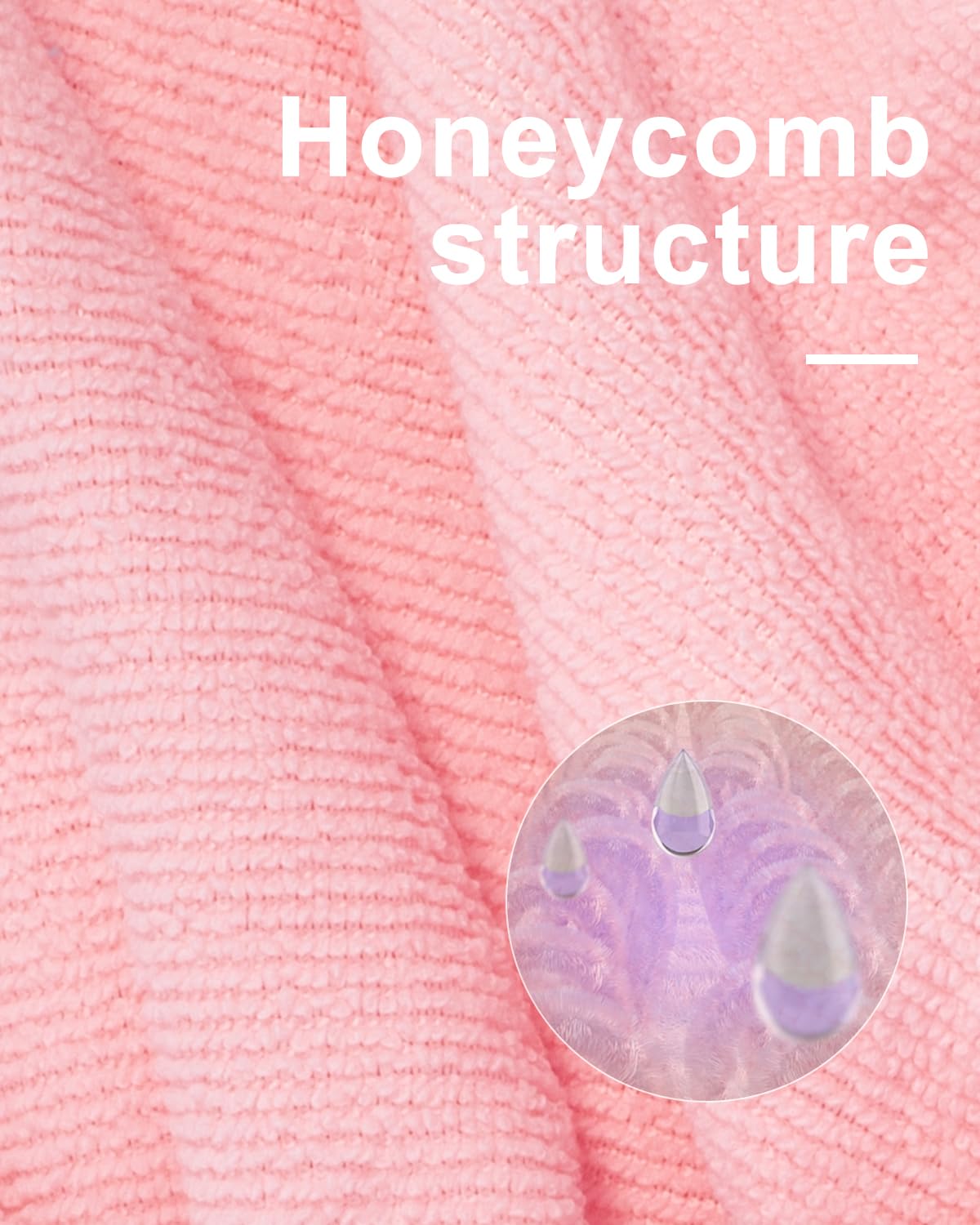 Shower Cap, Terry lined Reusable shower caps, Waterproof Large Shower Cap for Women, Hair cap Triple Layer Shower Caps for Long Thick Hair