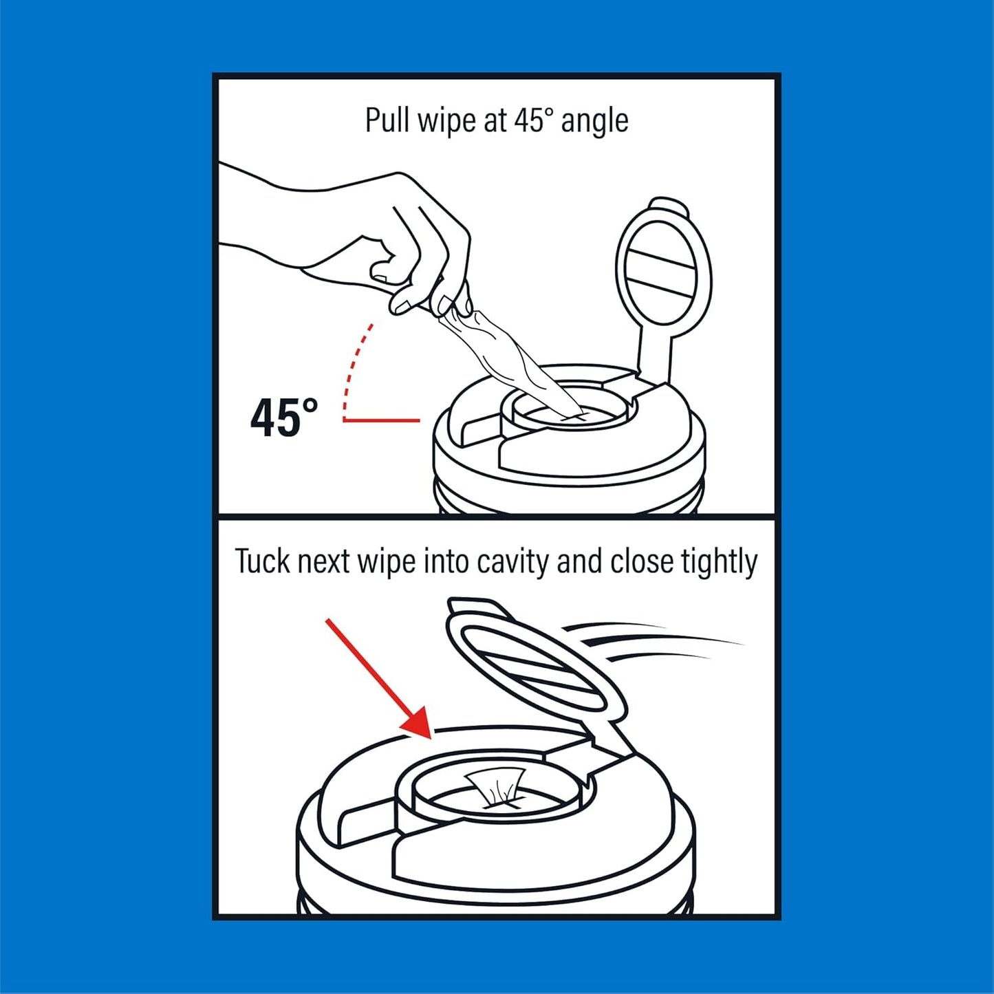 The Pharma-C Company - 70% Isopropyl Alcohol Wipes - Bulk Large Durable IPA Wipes. First-Aid Antiseptic Wound Cleaner with Moisture Lock Lid. (Case of 6 Canisters)