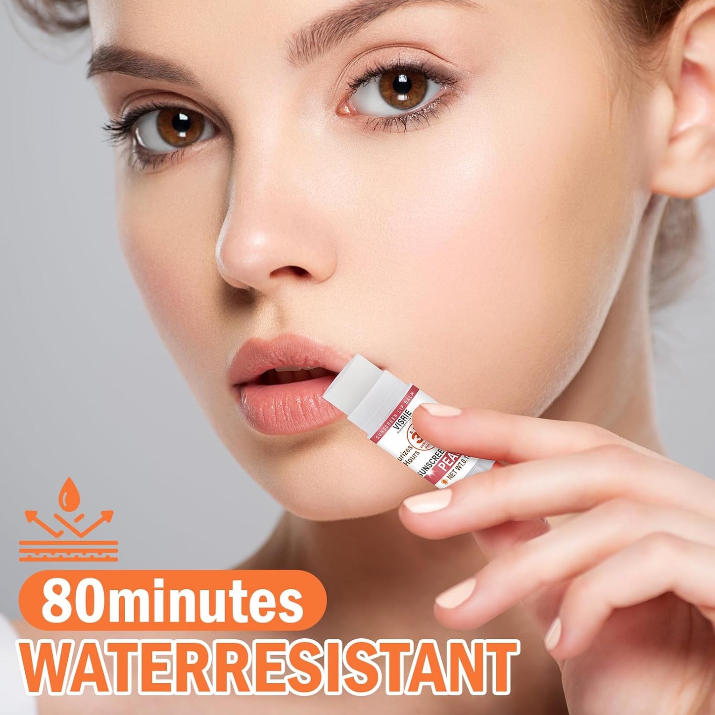 SPF 30 Sunscreen Lip Balm, SPF Lip Balm Bulk 20 Count, Broad Spectrum UVA/UVB Lip Sunscreen with Vitamin E and Coconut Oil- 10 Flavors