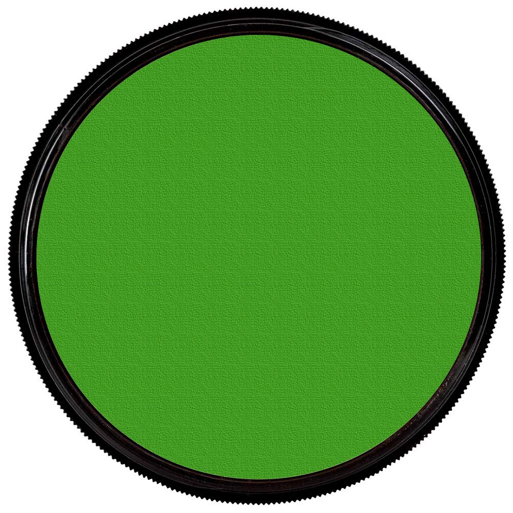 Mehron Makeup StarBlend Cake Makeup | Wet/Dry Pressed Powder | Powder Foundation | Green Face Paint & Body Paint 2 oz (56g)