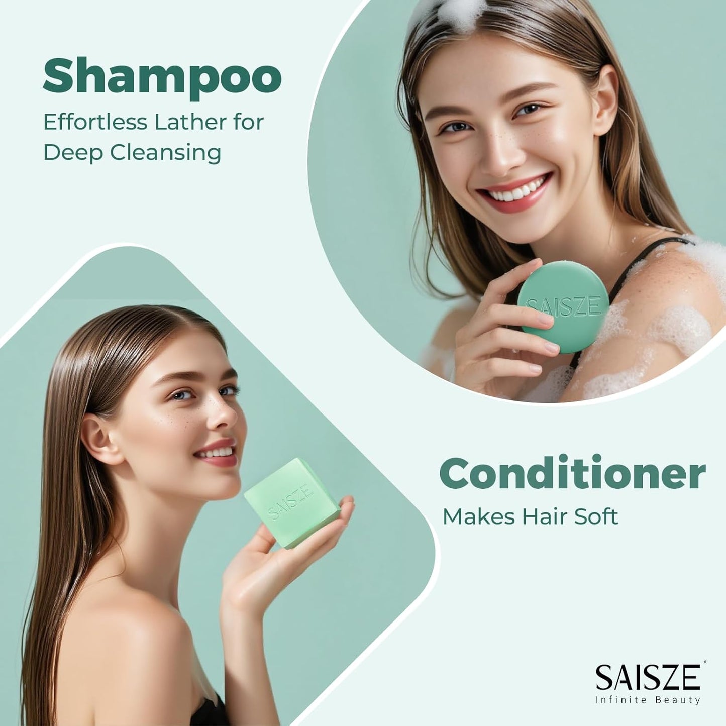 Rosemary & Biotin Shampoo and Conditioner Bar for Hair Growth, Natural Solid Shampoo Strengthening for Thinning Hair