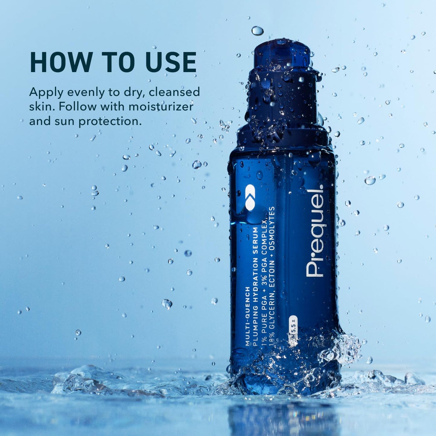 Skin Multi-Quench Plumping Hydration Serum for Face. Intensive Hydrating Facial Serum for Women with PGA Complex and Moisture-Binders. Deep Moisturizing for Dry and Sensitive Skin, 1.7oz