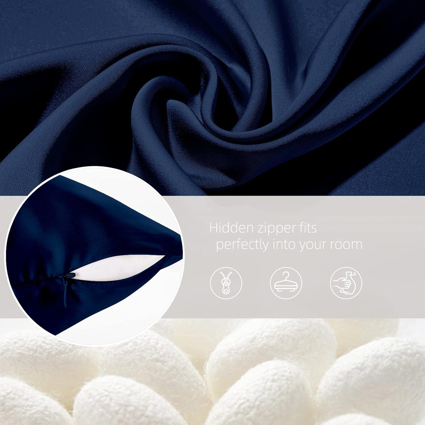 Silk Pillowcase for Hair and Skin Mulberry Silk Pillowcase Soft Breathable Smooth Both Sided Natural Silk Pillowcase with Zipper Beauty Sleep Silk Pillow Case 1 Pack for Gift(Standard,Teal Blue)