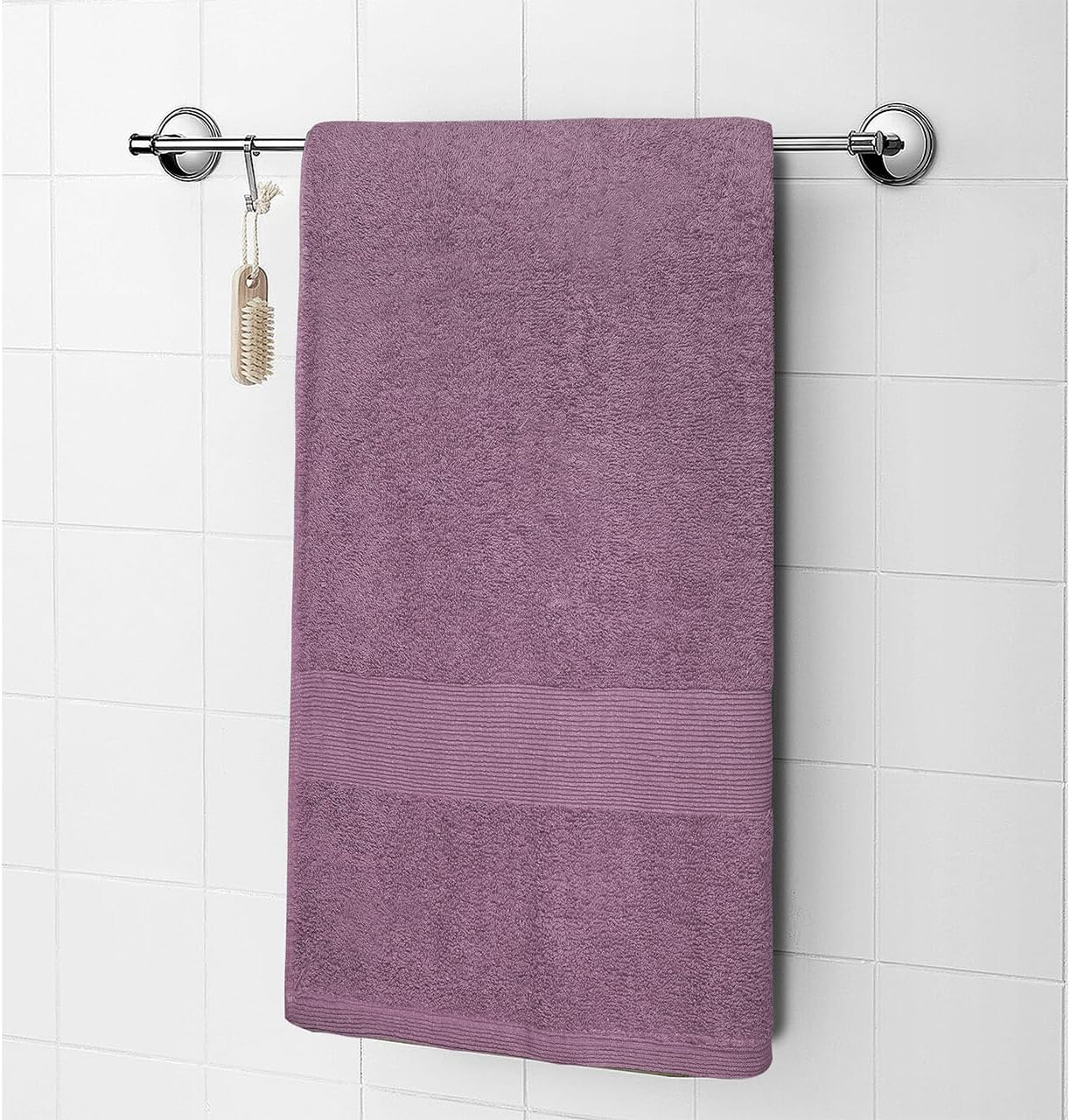 Softolle Luxury Bath Towels Set of 4 (27” x 54”) | Towels for Bathroom | Super Soft | Highly Absorbent Towels for Home, Spa, Gym (Purple Ash)