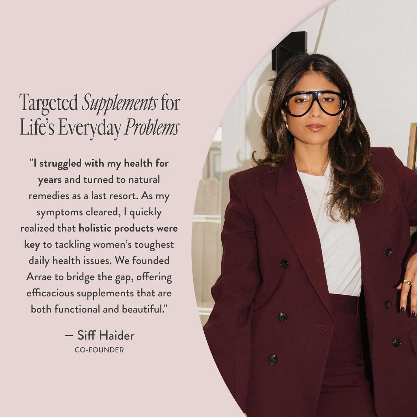 Arrae Calm Cortisol Manager - 60 Stress & Panic Relief Capsules - Mood Support Supplement w/L-Theanine, Inositol, Passionflower, & Magnesium to Help You Feel Zen