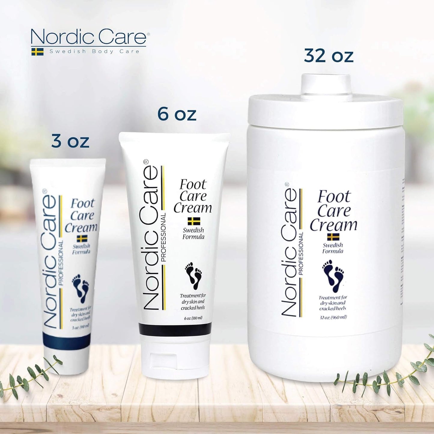 Nordic Care Foot Care Cream Intensive Repair | Urea & Glycerin Repairs Dry Feet & Cracked Heels | Noticeable Results In Days