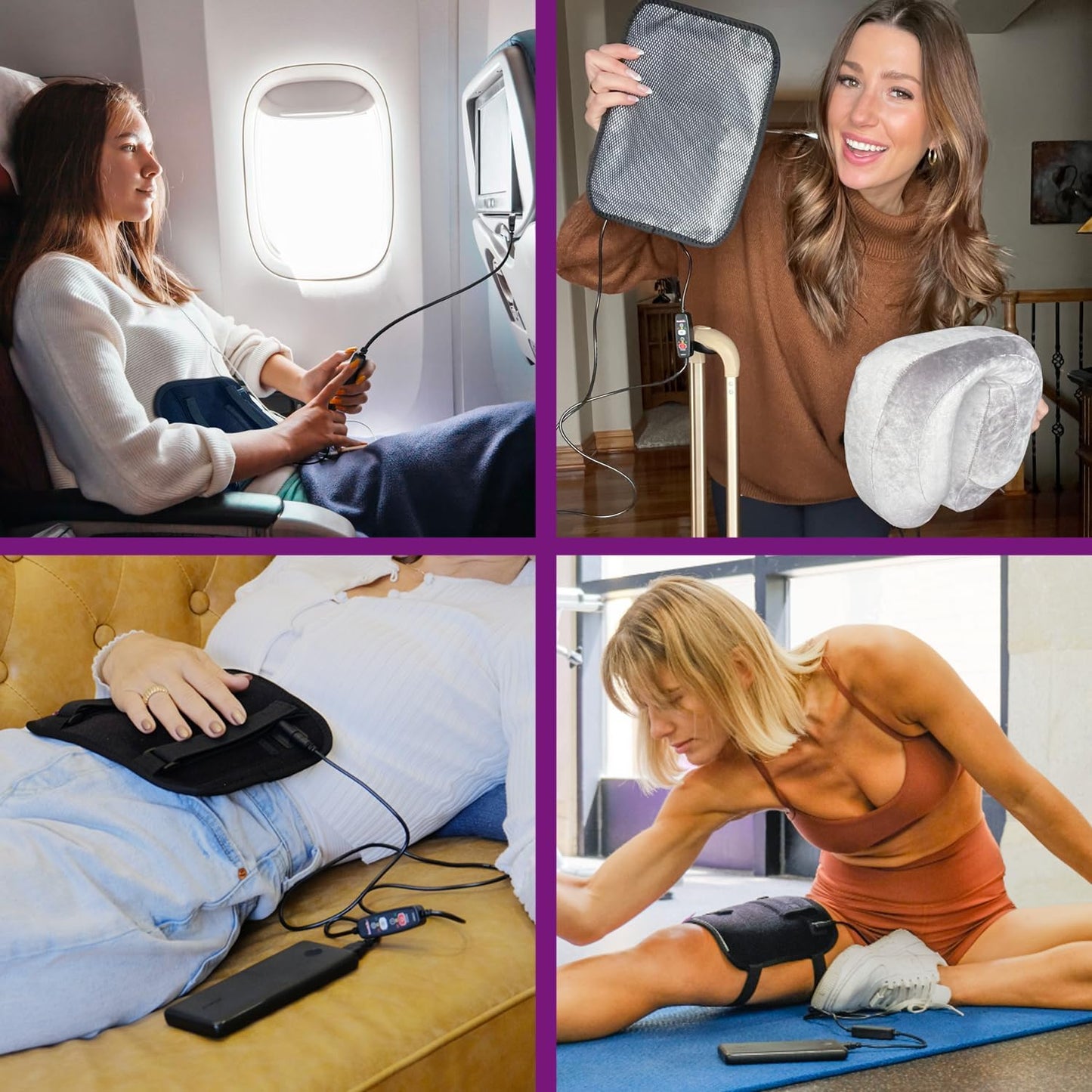 Incredi-Heat - USB Heating Pad by Cabeau - Infrared Heat Therapy to Ease Muscle Strain, Relieve Pain, and Provide Targeted Compressed Heat - Compact, for On-The-Go Use