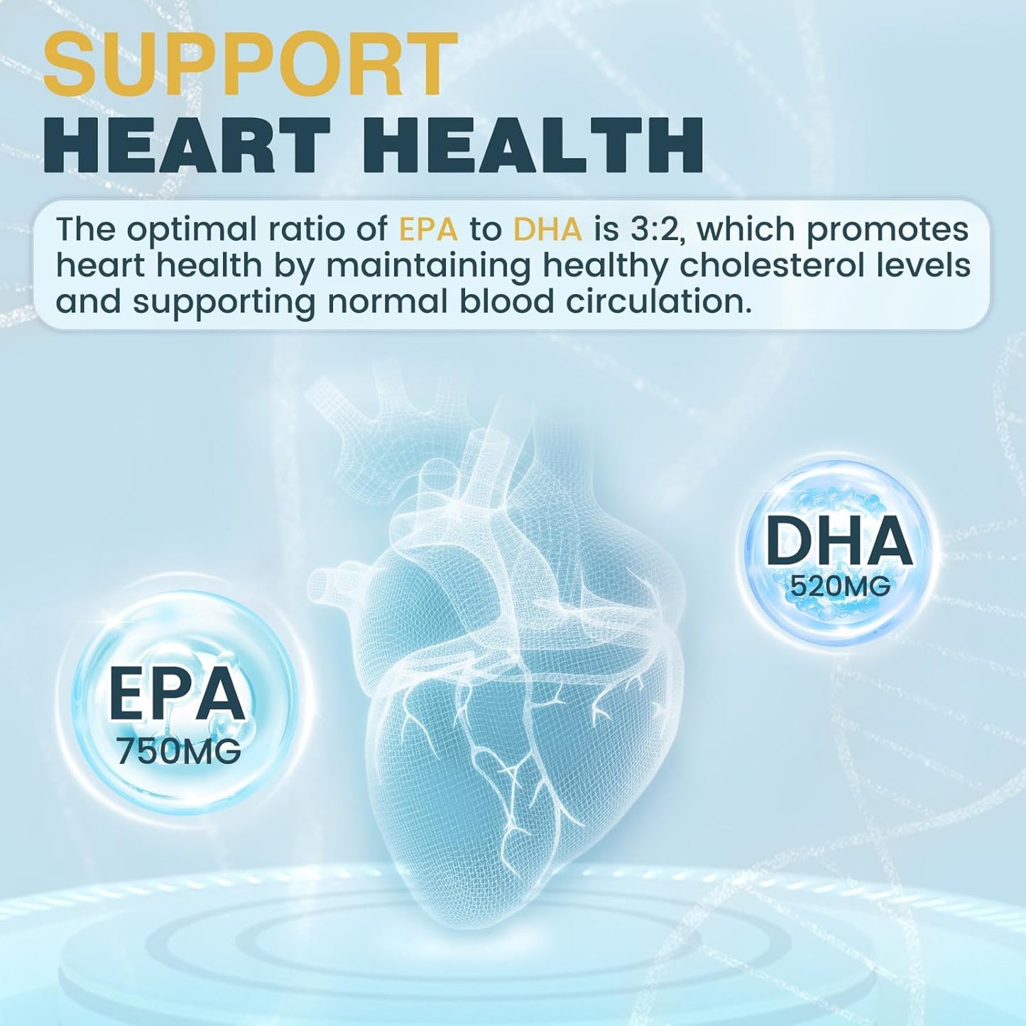 NATURE TARGET Omega 3 Fish Oil 2000mg Softgels with Vitamin D3 & E & A - EPA & DHA- Max-Absorption, Supports Heart, Brain & Immune Health, Non-GMO, 120 Softgels