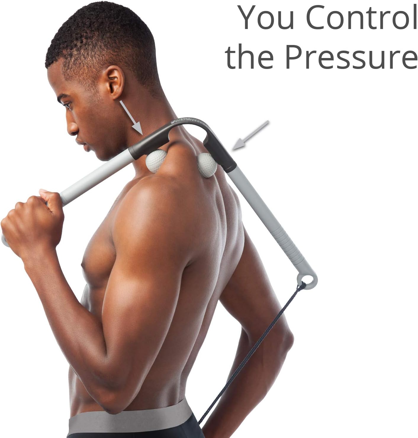 Body Back Buddy Headache Care Bundle: Buddy Classic Black 2.0 and AccuMassage Trigger Point Massage Tools, Neck Massager and Back Massagers, Massage Cane, Muscle Knot Remover (Black)