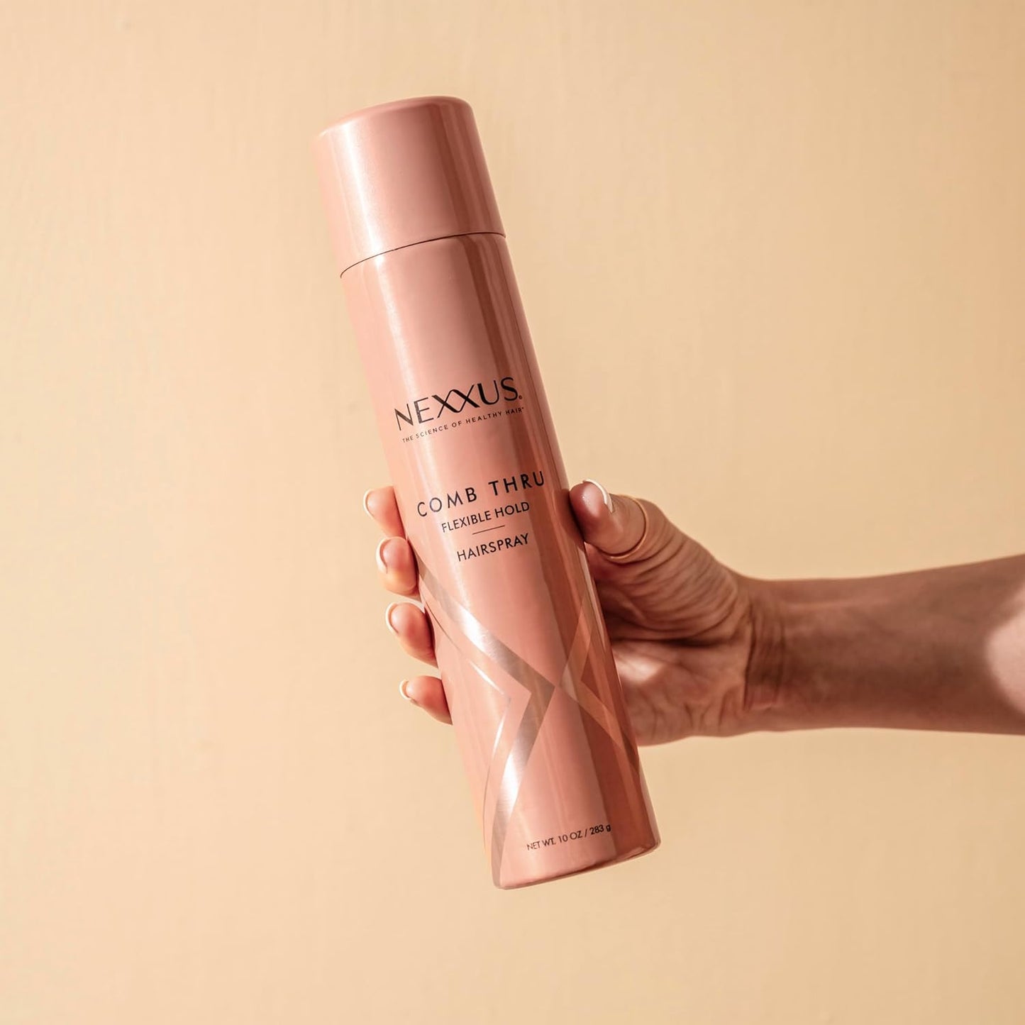 Nexxus Comb Thru Flexible Hold Hair Spray, Brushable Finish, 72H Humidity Shield, 10 oz