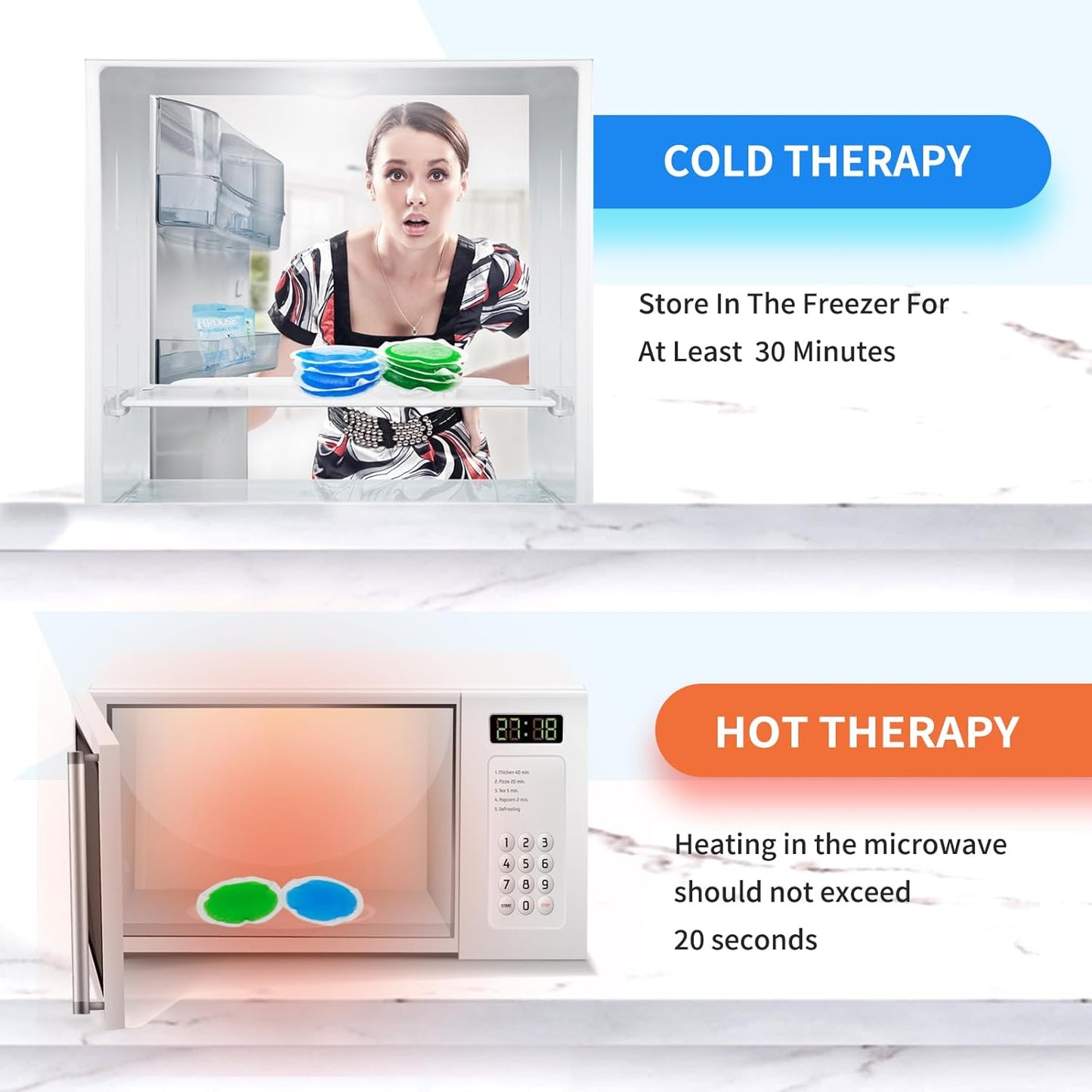 12 Pack Small Ice Pack for Injuries Reusable,Hot & Cold Gel Soft Ice Pack for Face,Eyes,Neck,Teeth,Foot,Headache,Allergies,Shoulder Pain Relief,Warm & Cold Compress for Boo Boos,Students(12Blue)