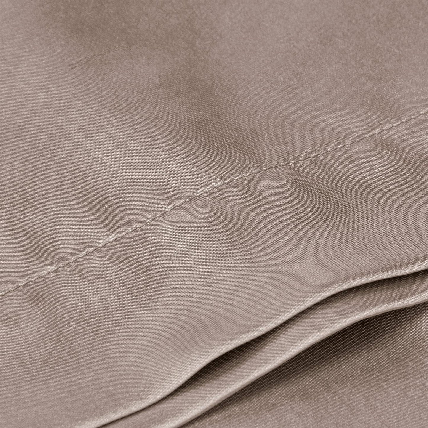 BEDELITE Satin Body Pillow Cover, Super Soft and Cooling Body Pillow Pillowcase for Hair and Skin, Breathable Silky Full Long Pillowcase Cover(20"x54", Rose Taupe)