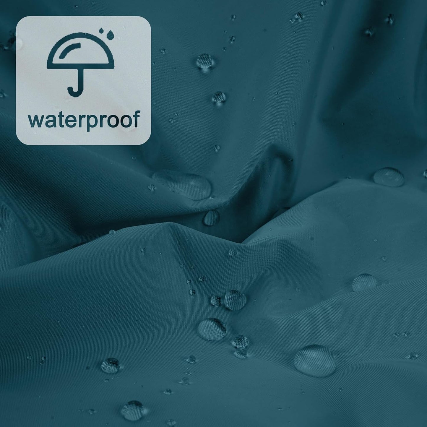 Reusable Shower Cap for Women, Large Waterproof Shower Essentials Bonnet Washable Elastic Band Bath Hair Wrap Hat for Long Hair, Braids(Blue Zircon)