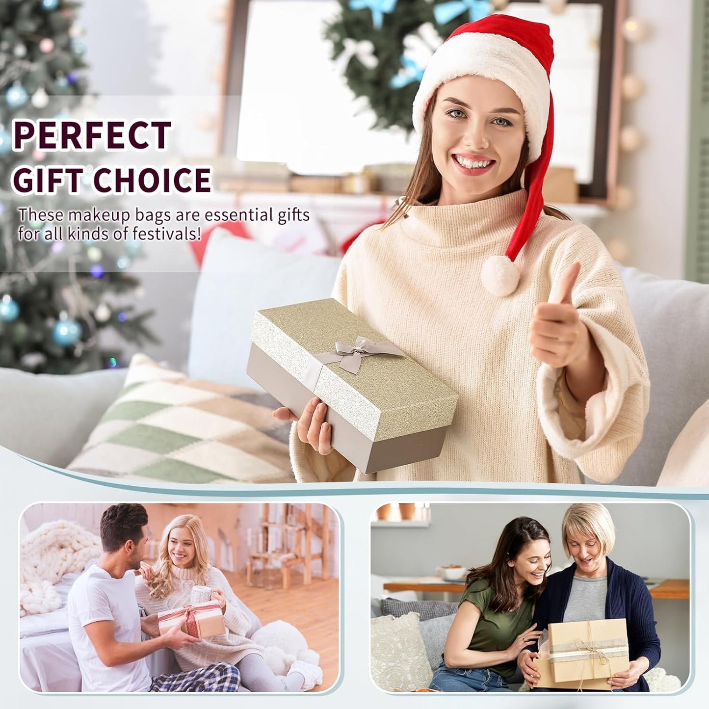 4 Pcs Makeup Bag for Women Corduroy Cosmetic Bag Aesthetic Cute Bags Multi Size Purse Pouch Travel Toiletry Bag Set Makeup Organizer with Zipper (08-Gray)