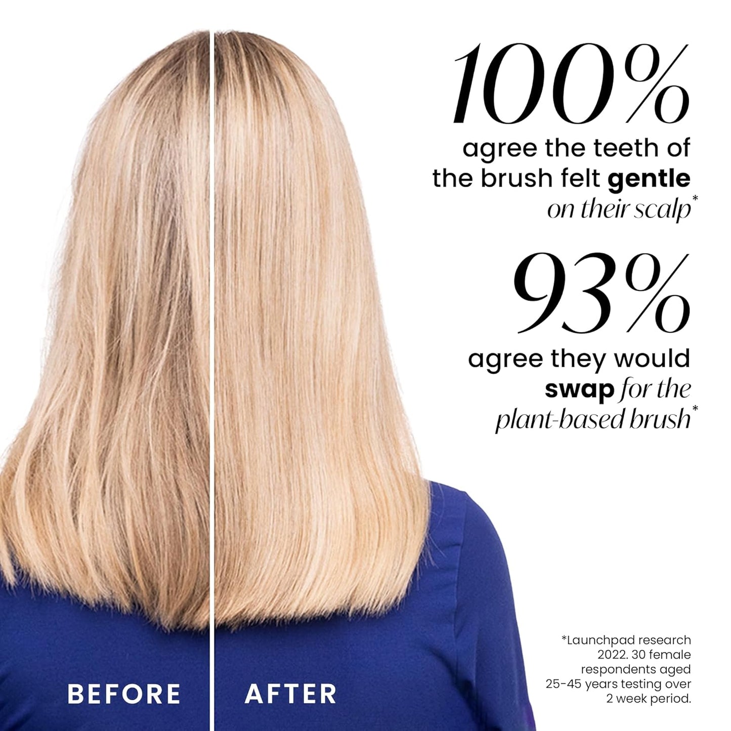 Tangle Teezer Plant-Based Ultimate Detangler Brush, Dry & Wet Hair Brush, Eliminates Knots & Reduces Breakage for All Hair Types, Earthy Purple