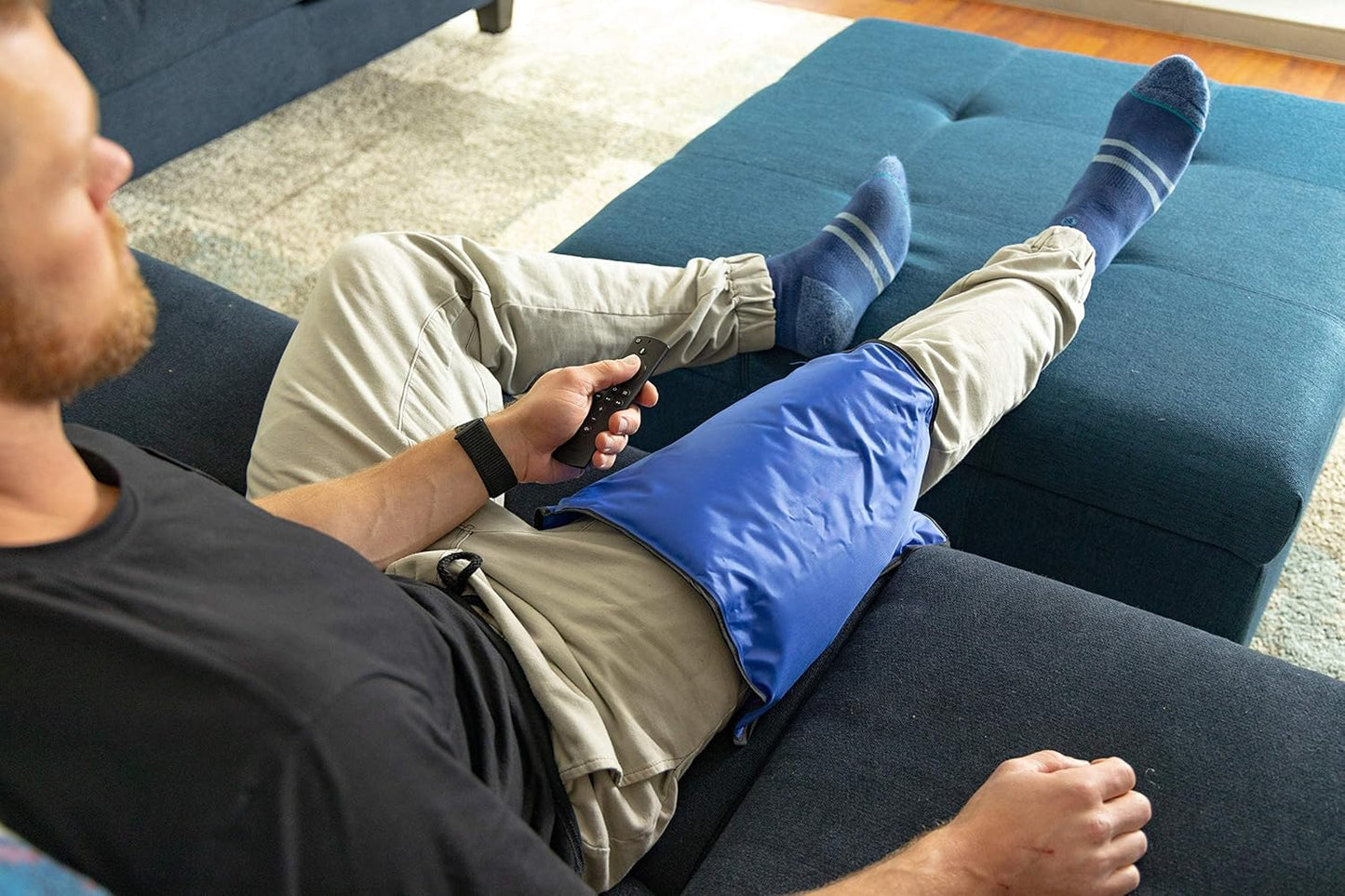 2 Pack Large Ice Packs for Injuries | 11" x 14.5" | Hot & Cold Pack | Reusable Gel Pack, Durable Construction, & Flexible When Frozen