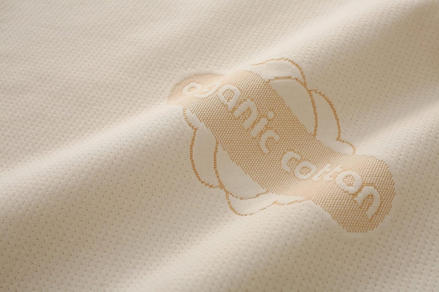 2-Pack Deluxe Organic Cotton Pillow Protectors - King - Certified Organic, Waterproof, Zippered Encasement, Soft Knit Fabric, Thick 280 GSM Cotton