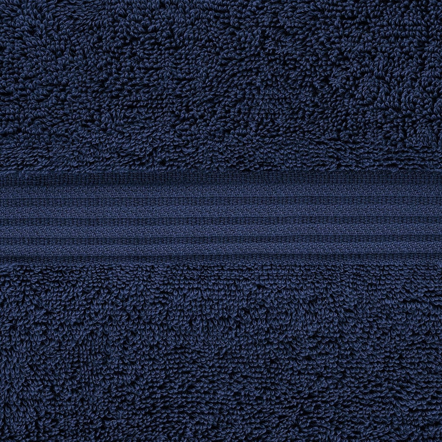 American Veteran Towel, 100% Cotton Turkish Washcloths for Bathroom Essentials 4 Pack, Soft Absorbent Wash Cloths Quick Drying Small Towels Washrags, Navy Blue