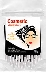 Swab-its® Made in the USA 24-piece Package of Cosmetic Applicators' & Foam Swabs: 87-7901