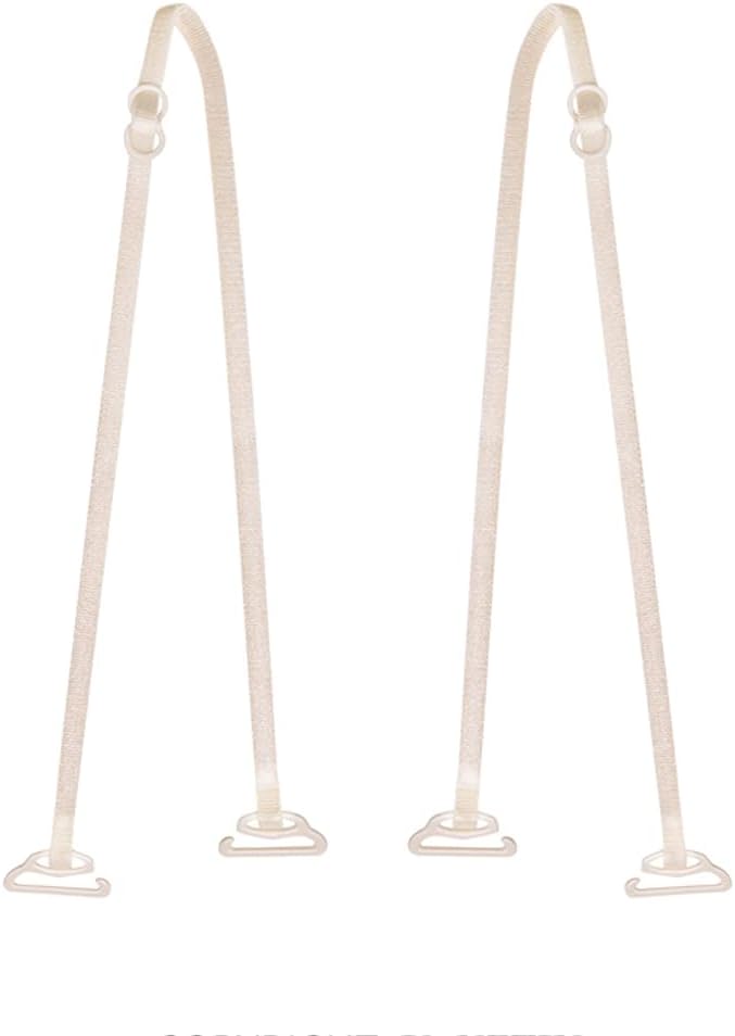 Magicmode 3 Pairs Bra Strap Replacement Elastic Adjustable Removable Multi Color