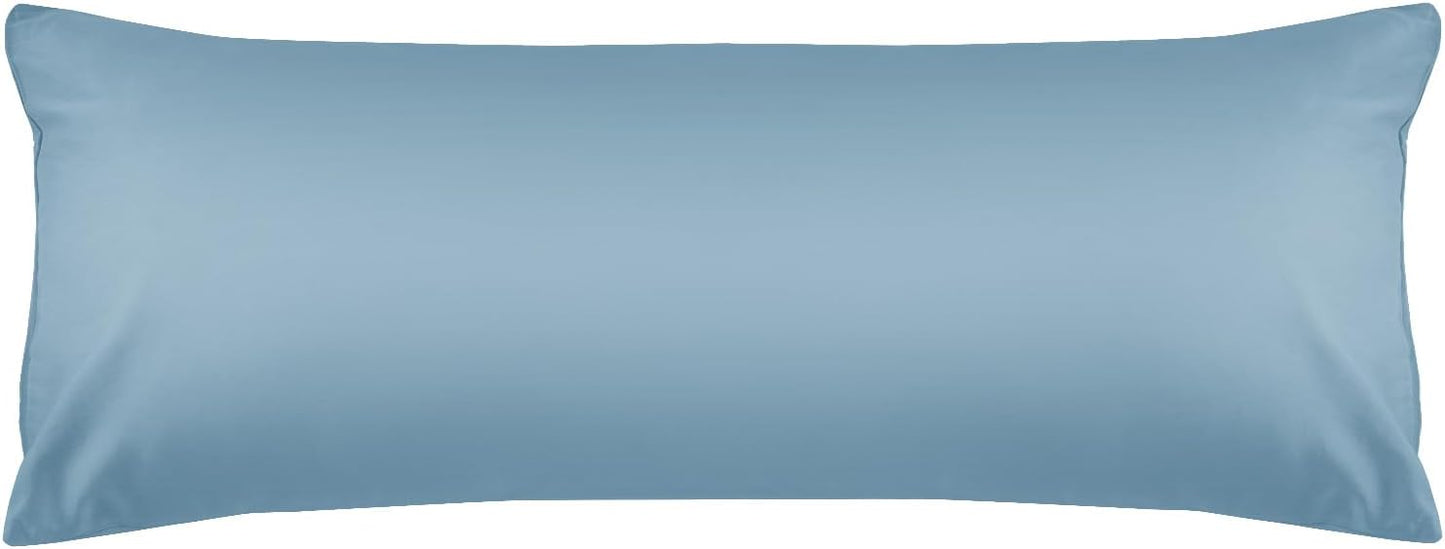 Warmstar Cotton Body Pillow Cover, 1 Pack, 600 Thread Count, 20"x54", Long Body Pillow Case Cover, Soft Breathable, Envelope Closure, Placid Blue