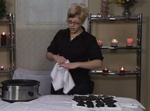 Hot Stone Warmer Zabrina Massage Stones Warmer HOT STONE MASSAGE KIT: 27 Basalt Stones + 6.5 Quart Hot Stone Heater