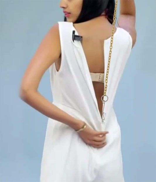 Zipper Helper for Dress and Boots, Zipper Puller Zip with Hook and Clip for Almost All Zippers Types, Zip up Dress by Yourself (Gold 1)