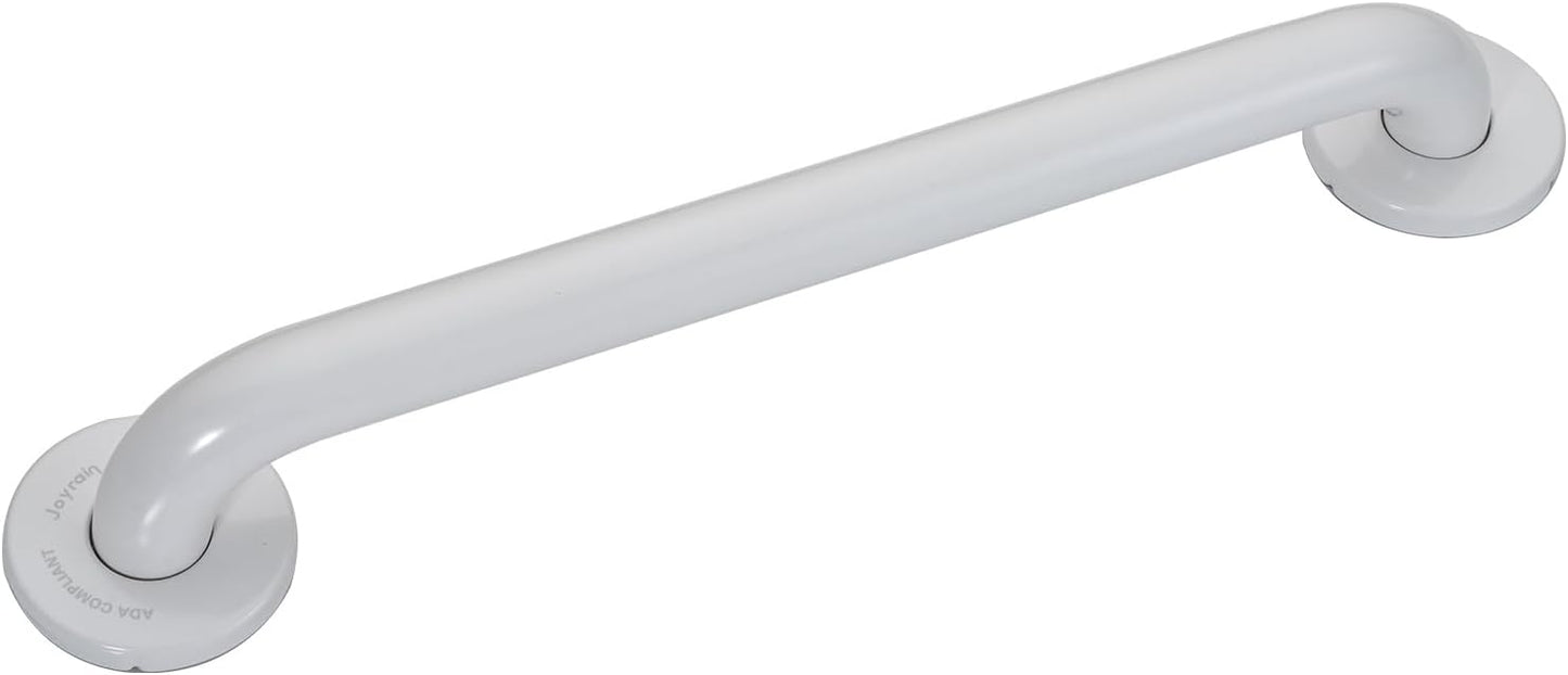 Joyrain 16-inch Bathroom Safety Grab Bar - 500lb Weight Capacity ADA Certified Anti-Slip Handle for Shower/Tub/Toilet, Elderly & Disabled Assist (White, 16 inch)