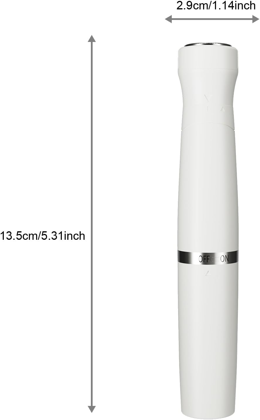 7-in-1 Electric Razor for Women - Painless Facial Hair Removal & Bikini Trimmer, Nose Eyebrow Pubic Hair Shaver with Replaceable Razors, Waterproof Women's Grooming Kit & Electric Shaver