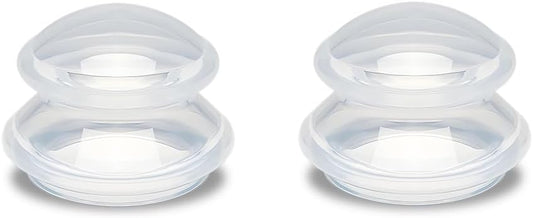 Silicone Cupping kit for Massage Therapy, Professionally Massage Cup for Body Sculpt Cup (Clear, S*2 Cups)