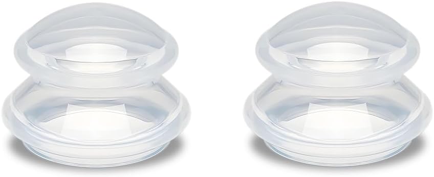 Silicone Cupping kit for Massage Therapy, Professionally Massage Cup for Body Sculpt Cup (Clear, L*2 Cups)