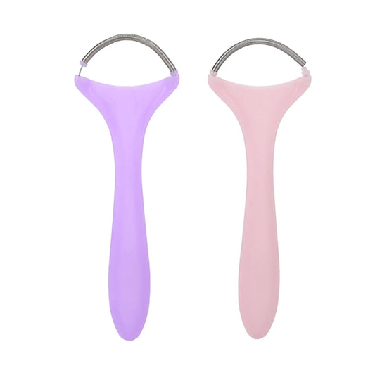 2pcs Spring Hair Remover, Portable Hair Removal Spring Face Hair Roller Threading Epilator Manual Epilator Face Shaver for Women Chin Cheek Mustache Upper Lip
