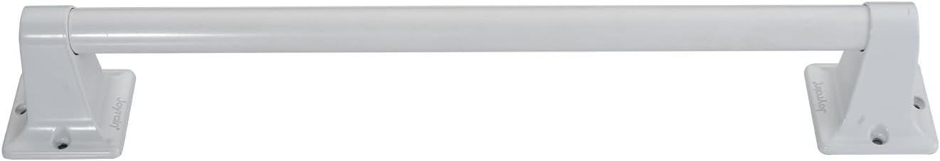 Joyrain Stainless Steel Bathroom Grab Bar for Elderly - Safety Rail & Towel Rack Dual Function, 9/16/24 Inch Anti-Slip Handle for Shower/Toilet/Tub (White, 16 inch)