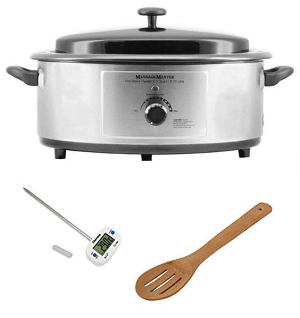 Hot Stone Warmer Zabrina Massage Stones Warmer HOT STONE MASSAGE KIT: 27 Basalt Stones + 6.5 Quart Hot Stone Heater